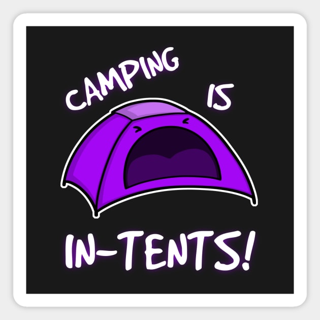 Camping is In-Tents Magnet by perdita00